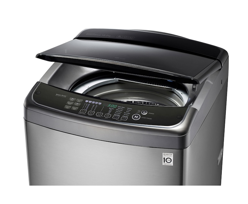 LG 15kg TurboShot, Smart Diagnosis, Full Stainless Tub, Jet Spray, Soft Closing Door & Door Lid Lock, Auto-lint Clean System, Embossing Drum, WF-S150S